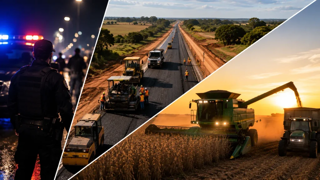 Giro MT 12 Horas Operações policiais, avanços na infraestrutura e anúncios do agronegócio movimentam o estado