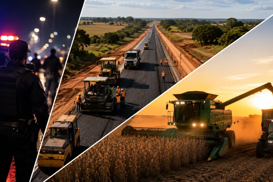 Giro MT 12 Horas Operações policiais, avanços na infraestrutura e anúncios do agronegócio movimentam o estado