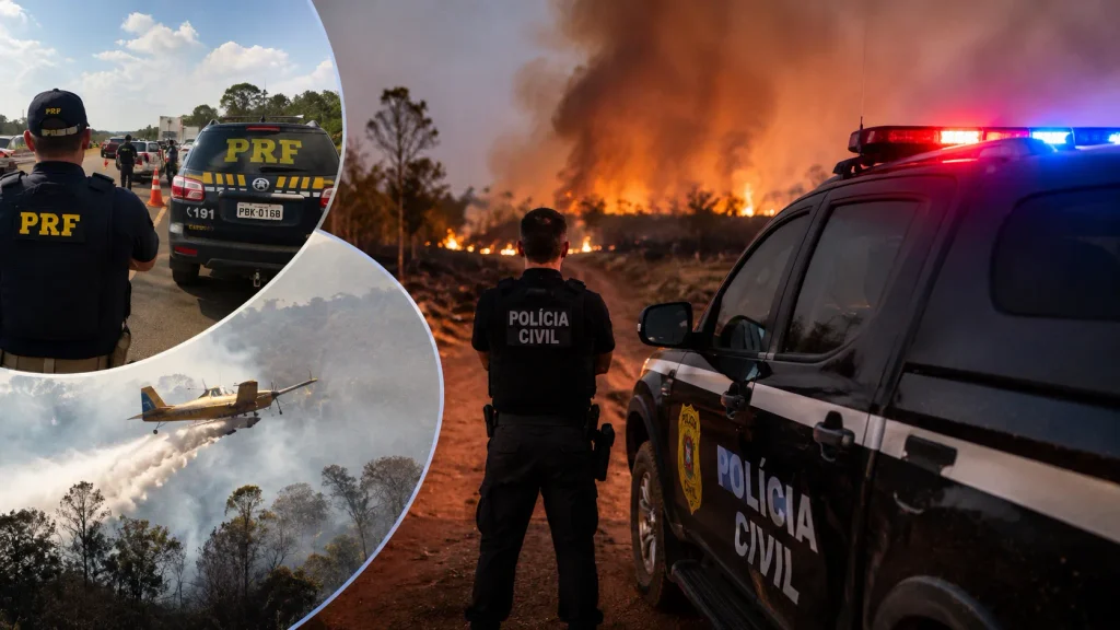 Incêndios e Operações Policiais Agitam as Últimas 12h em MT