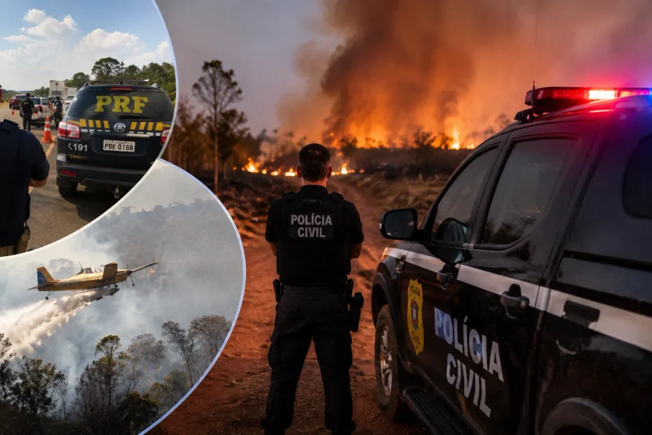 Incêndios e Operações Policiais Agitam as Últimas 12h em MT