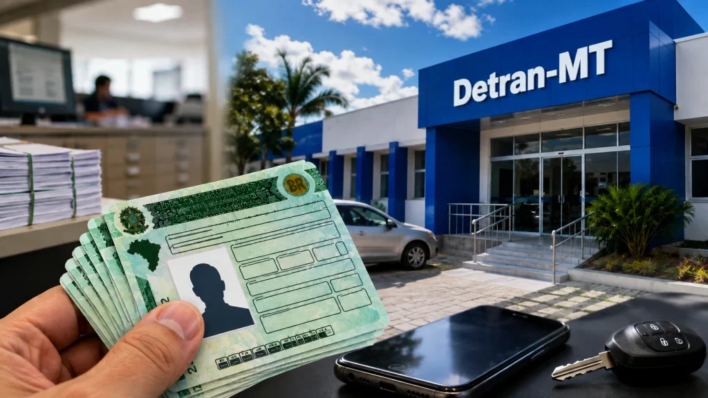 Mais de 3 mil CNHs estão paradas no Detran-MT: entenda quando o motorista pode ter problema e como consultar o documento