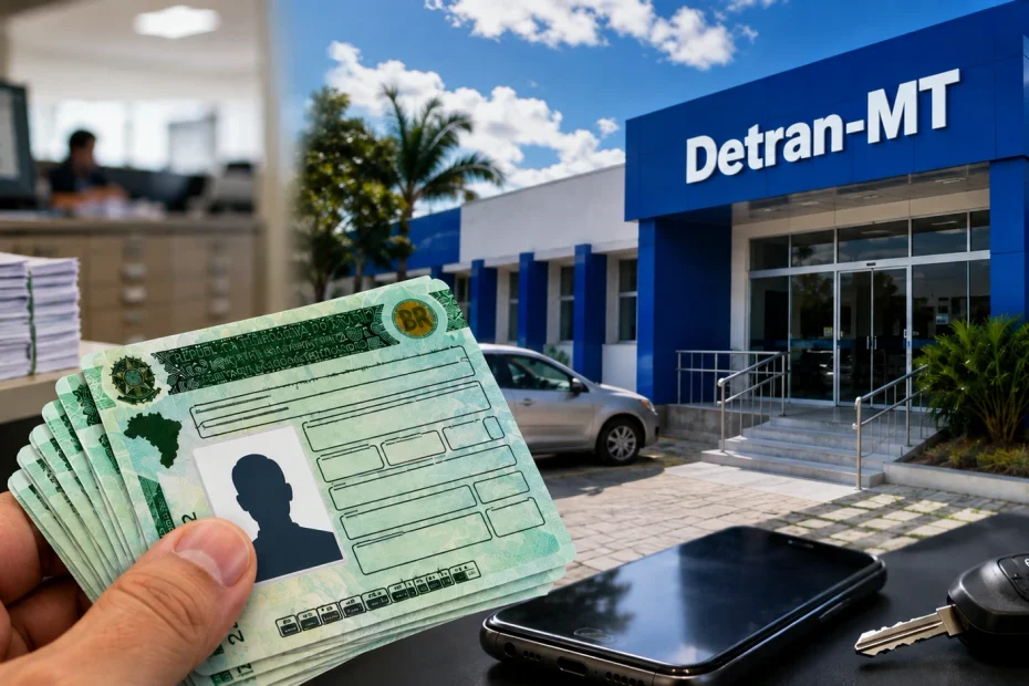 Mais de 3 mil CNHs estão paradas no Detran-MT: entenda quando o motorista pode ter problema e como consultar o documento